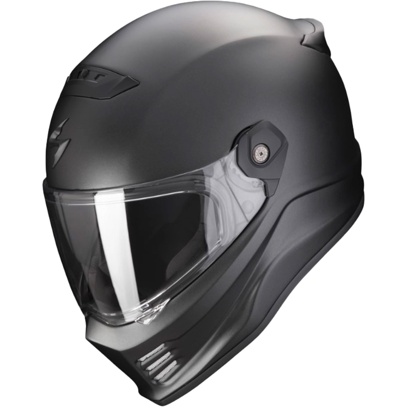 Kask motocyklowy integralny SCORPION COVERT FX perłowo-czarny matowy