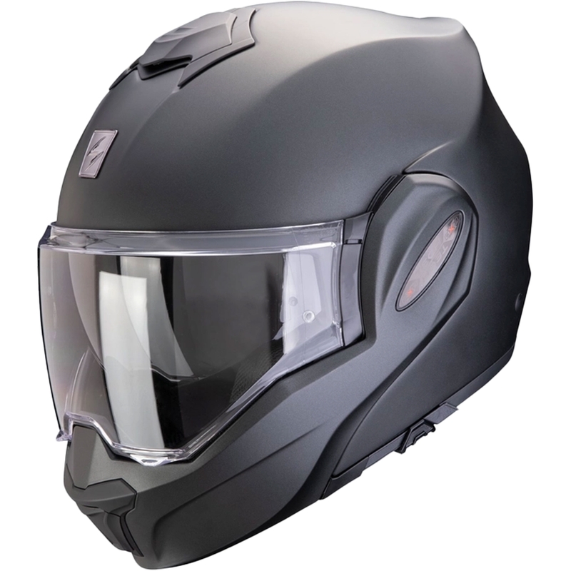 Překlápěcí přilba Scorpion EXO-TECH EVO PRO SOLID perleťově matná černá
