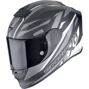 Kask motocyklowy zintegrowany Scorpion EXO-R1 EVO CARBON AIR RUNNER matowy czarno-biały