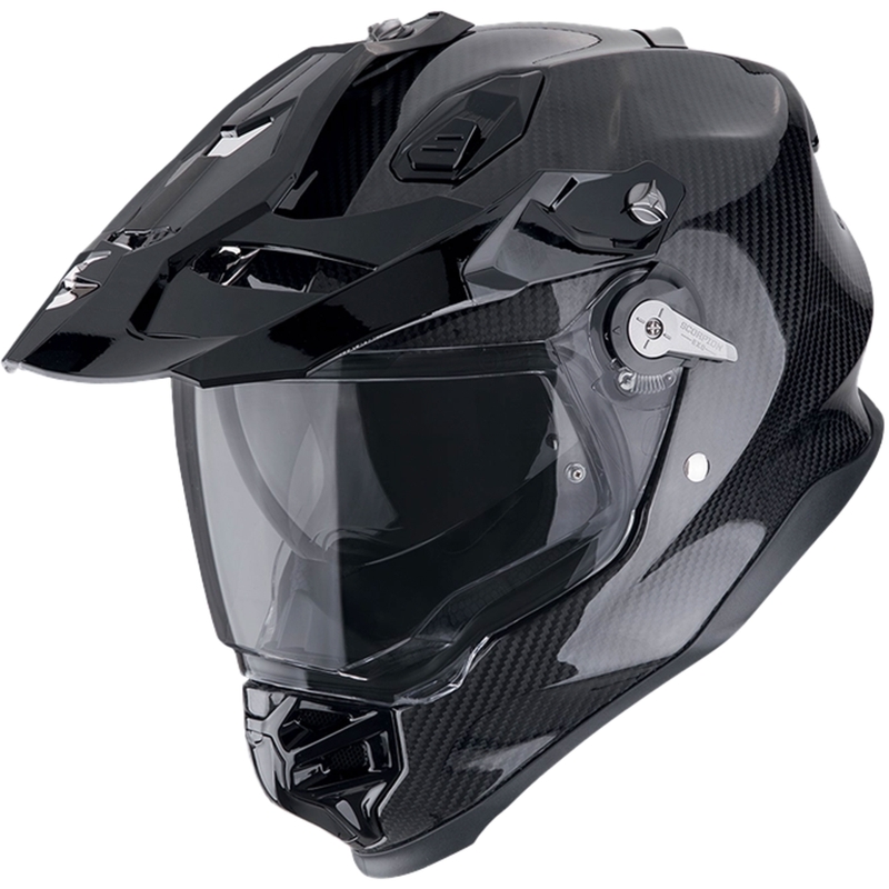 Kask enduro Scorpion ADF-9000 CARBON AIR SOLID czarny