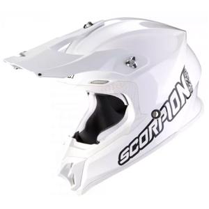 Kask motocrossowy Scorpion VX-16 EVO AIR Solid biały