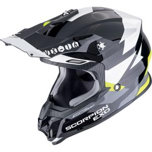 Kask motocrossowy Scorpion VX-16 EVO AIR ROD w kolorze czarno-fluo żółtym