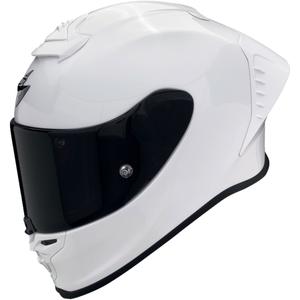 Zintegrowany kask motocyklowy Scorpion EXO-R1 EVO AIR FIM Racing #1 Solidny, perłowo-biały