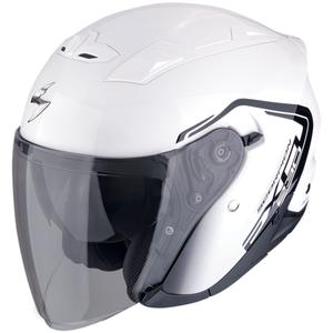 Kask motocyklowy otwarty SCORPION EXO-230 CIT-E biało-czarny