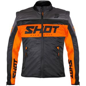 Kurtka softshell Shot Softshell Lite czarno-pomarańczowa