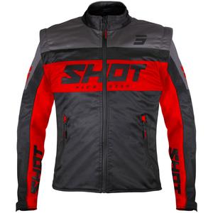 Kurtka softshell Shot Softshell Lite czarno-czerwona