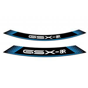 Rim strip PUIG GSX-R 21959A blue set of 8 rim strips