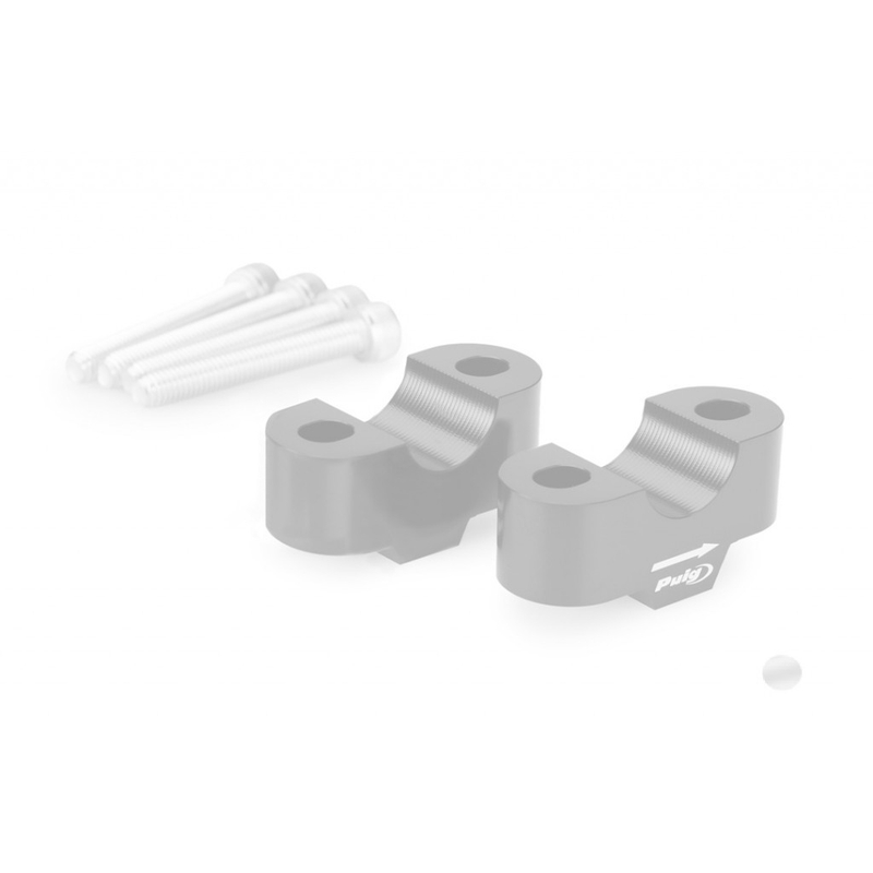 Risers PUIG silver height 20mm, d 22mm
