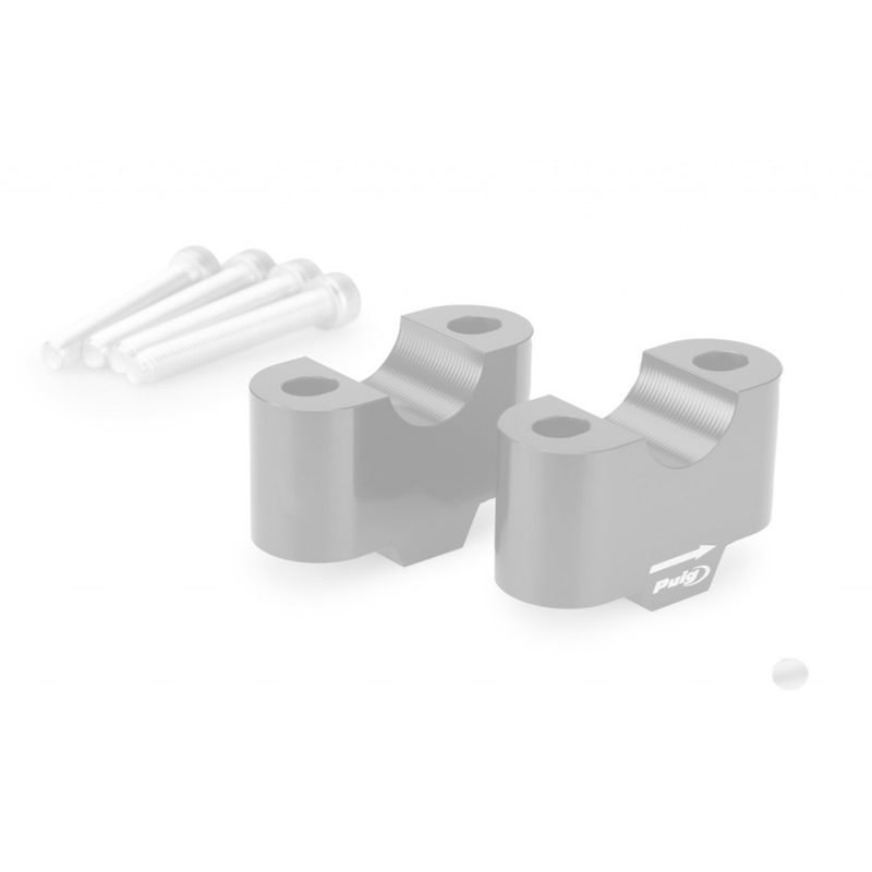 Risers PUIG silver height 30mm, d 22mm