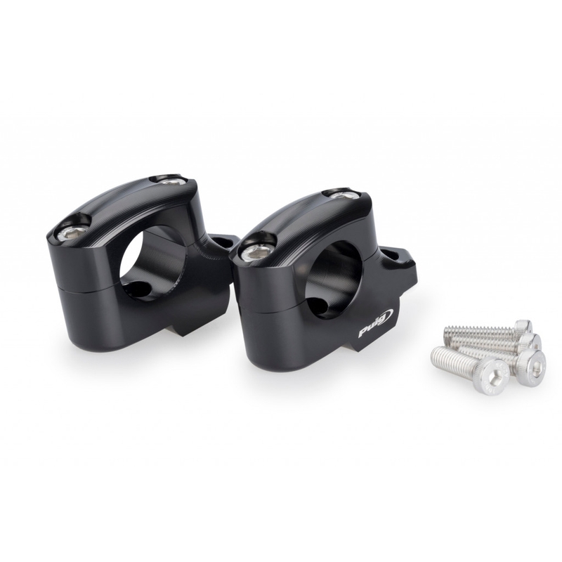 Risers PUIG PULLBACK black height 25mm, d 29mm