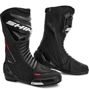 Buty motocyklowe Shima RX-3 czarno-fluo czerwone