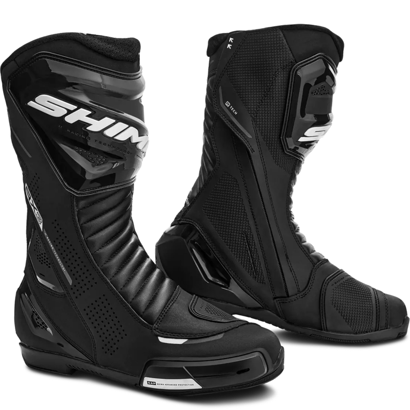 Buty motocyklowe Shima RX-3 czarno-białe