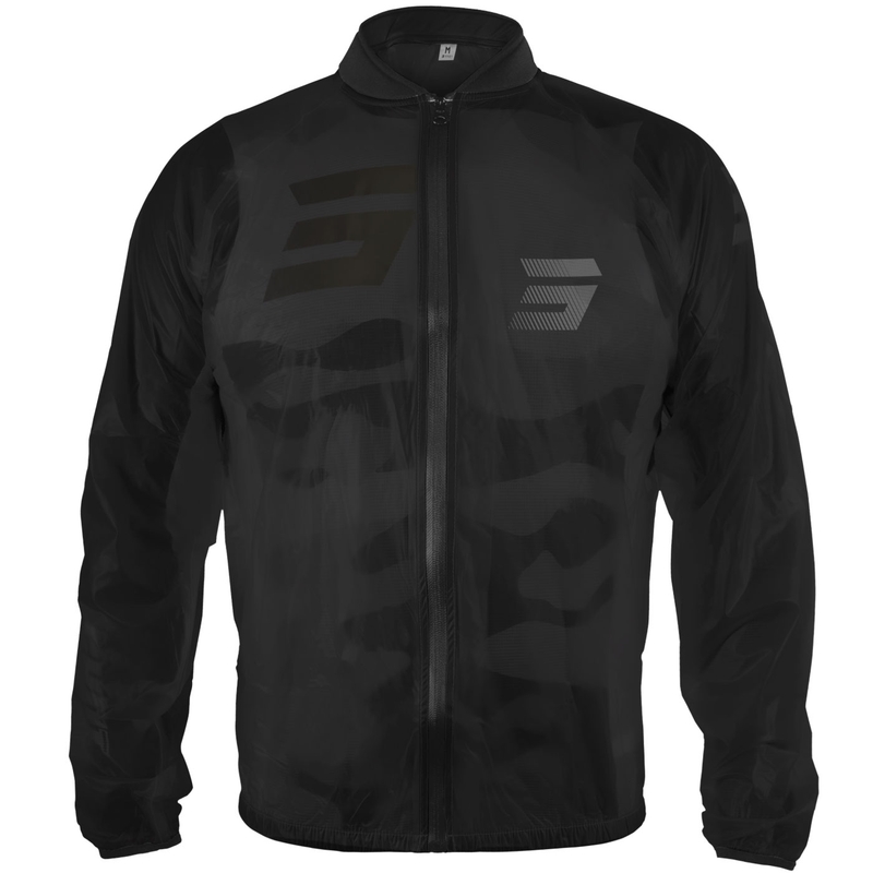 Kurtka przeciwdeszczowa Shot Windbreaker w kolorze czarnym