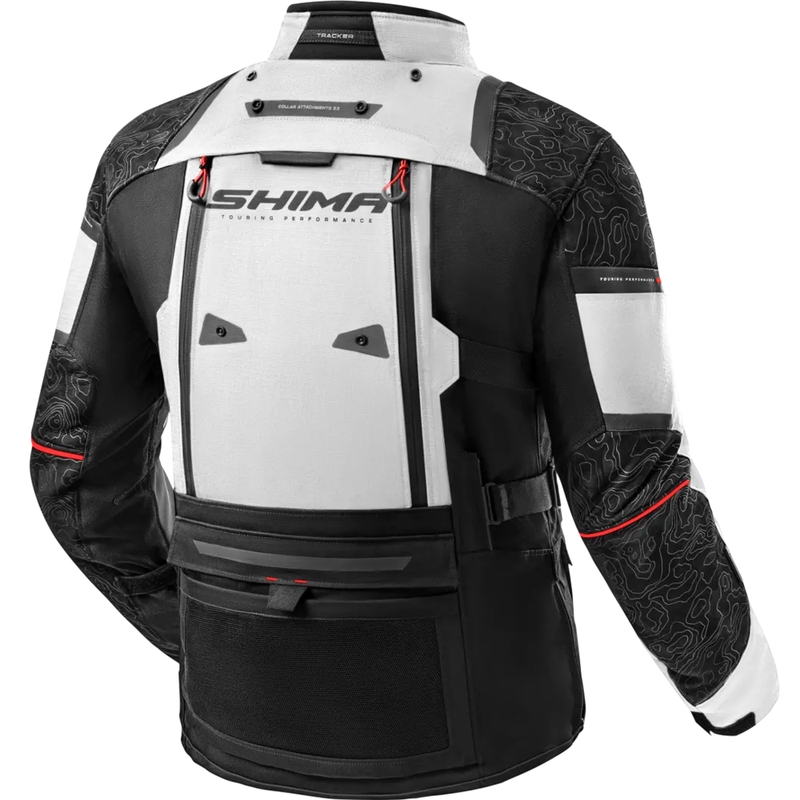 Kurtka motocyklowa Shima Tracker jasnoszara