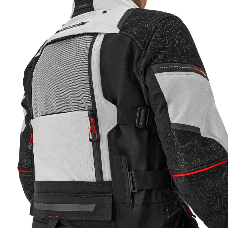 Kurtka motocyklowa Shima Tracker jasnoszara