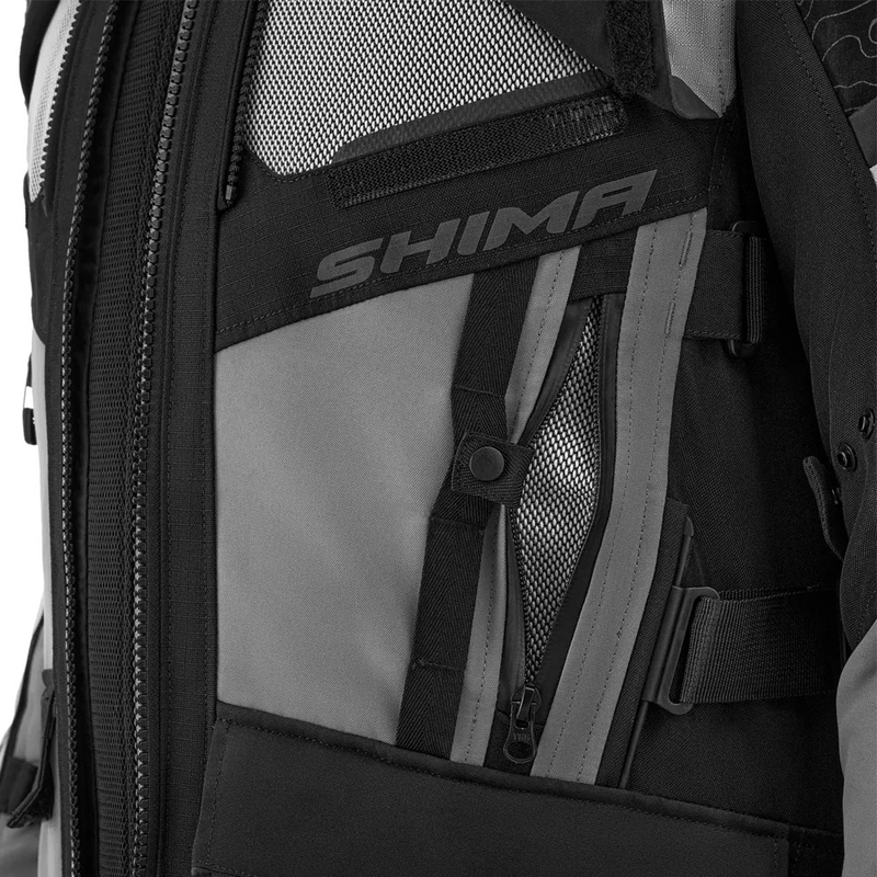 Kurtka motocyklowa Shima Tracker jasnoszara