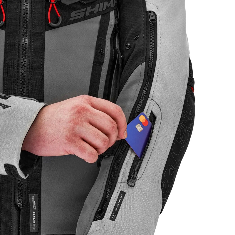 Kurtka motocyklowa Shima Tracker jasnoszara