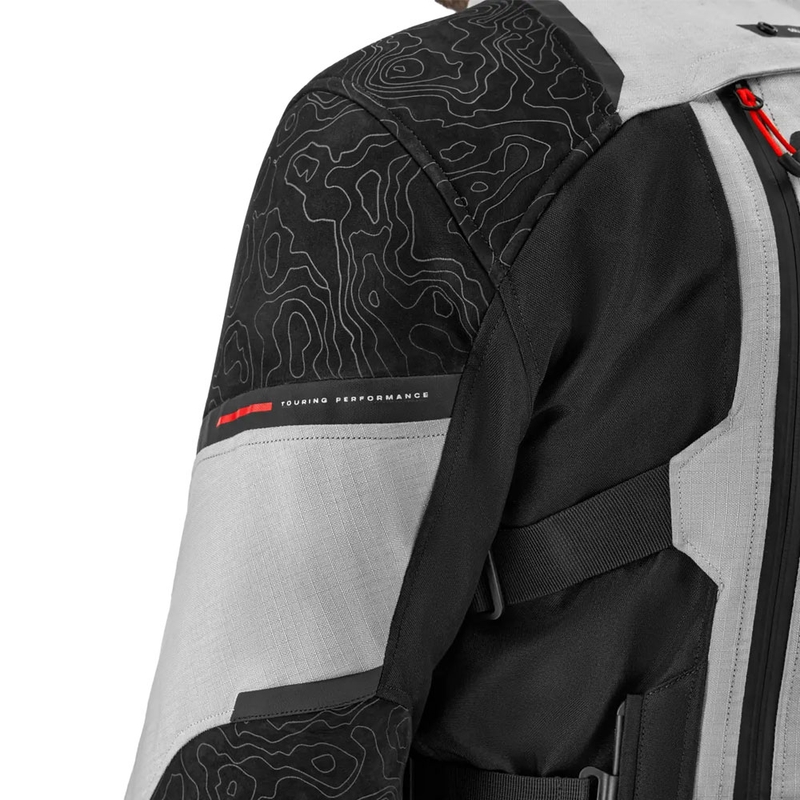 Kurtka motocyklowa Shima Tracker jasnoszara