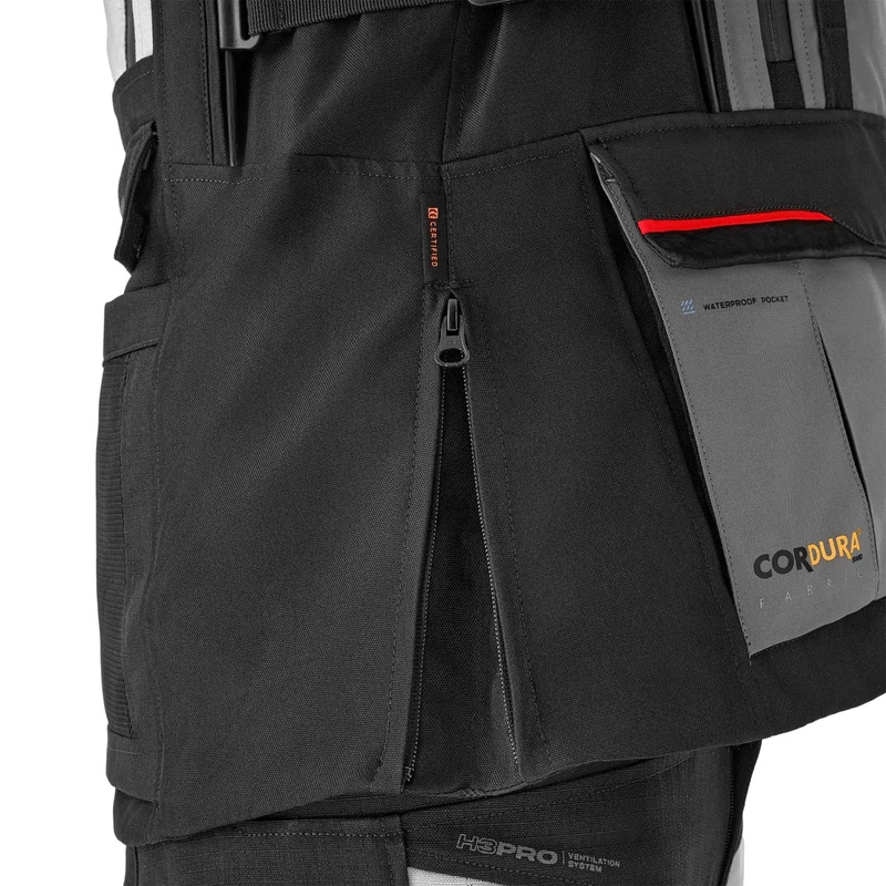 Kurtka motocyklowa Shima Tracker jasnoszara