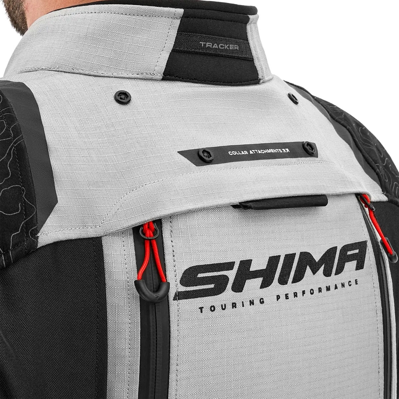 Kurtka motocyklowa Shima Tracker jasnoszara