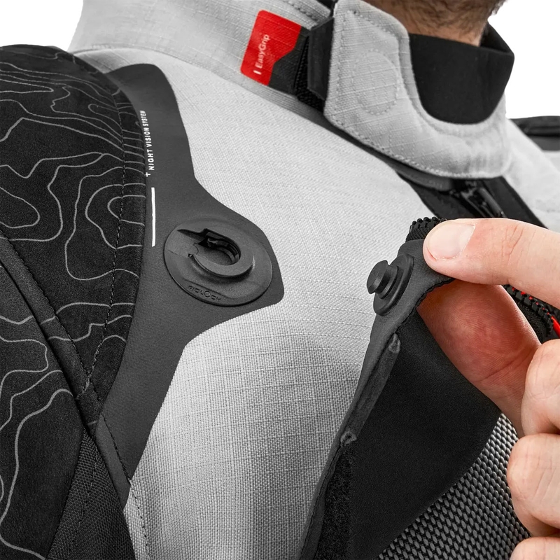 Kurtka motocyklowa Shima Tracker jasnoszara