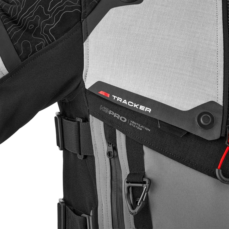 Kurtka motocyklowa Shima Tracker jasnoszara