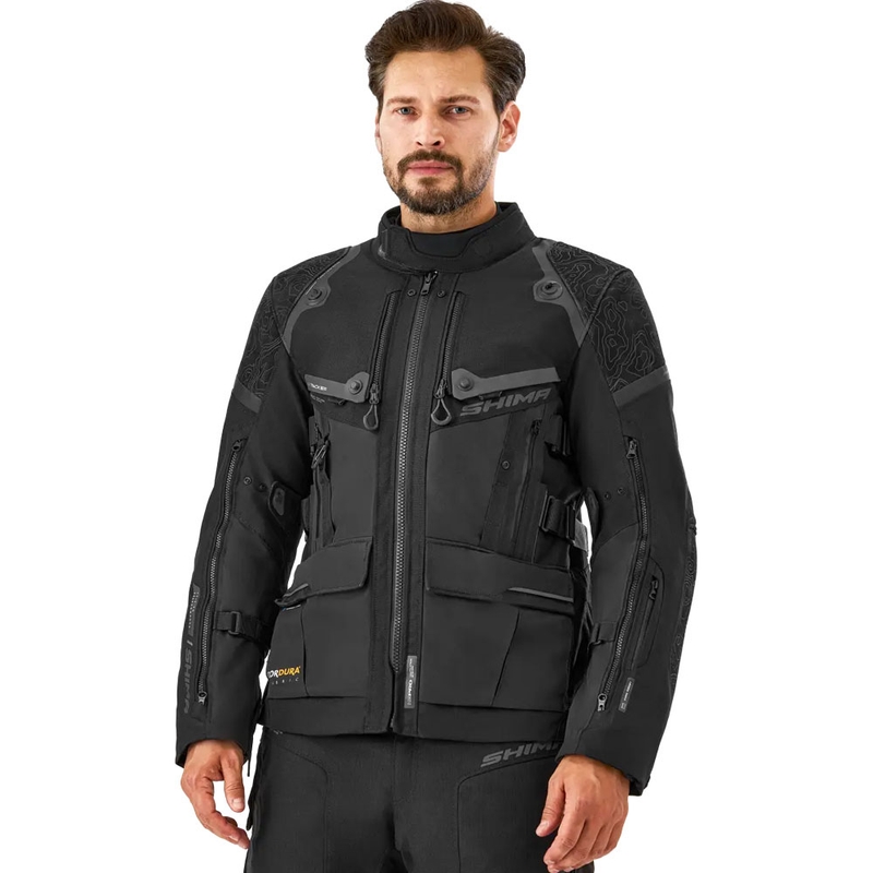 Kurtka motocyklowa Shima Tracker czarna
