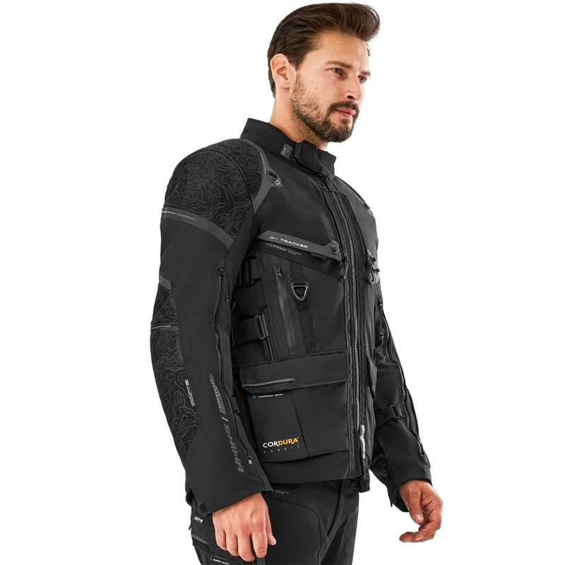 Kurtka motocyklowa Shima Tracker czarna