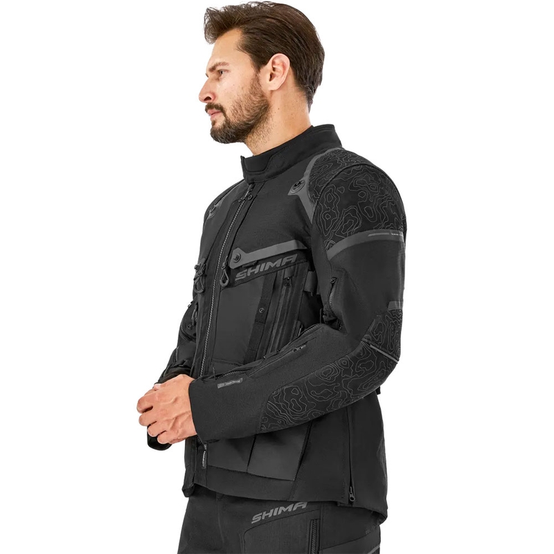Kurtka motocyklowa Shima Tracker czarna