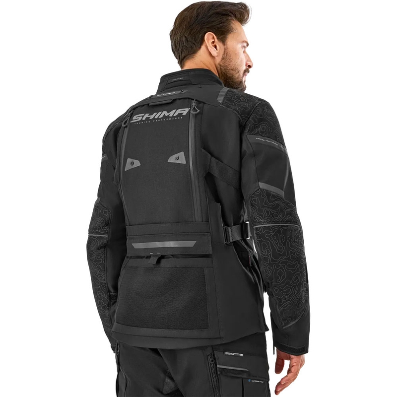 Kurtka motocyklowa Shima Tracker czarna
