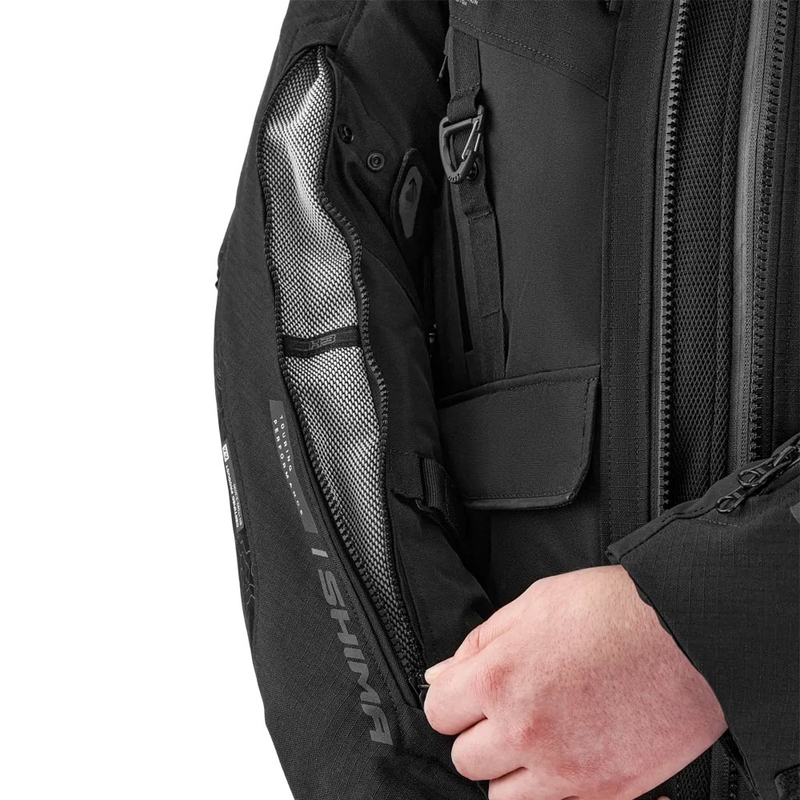 Kurtka motocyklowa Shima Tracker czarna