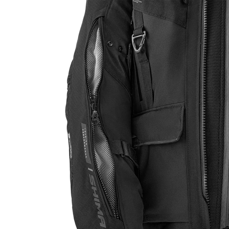 Kurtka motocyklowa Shima Tracker czarna