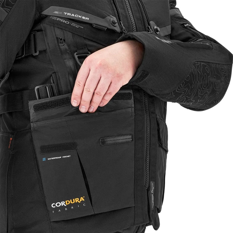 Kurtka motocyklowa Shima Tracker czarna