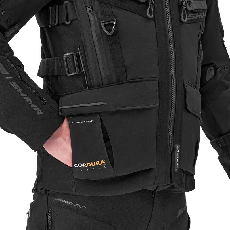 Kurtka motocyklowa Shima Tracker czarna