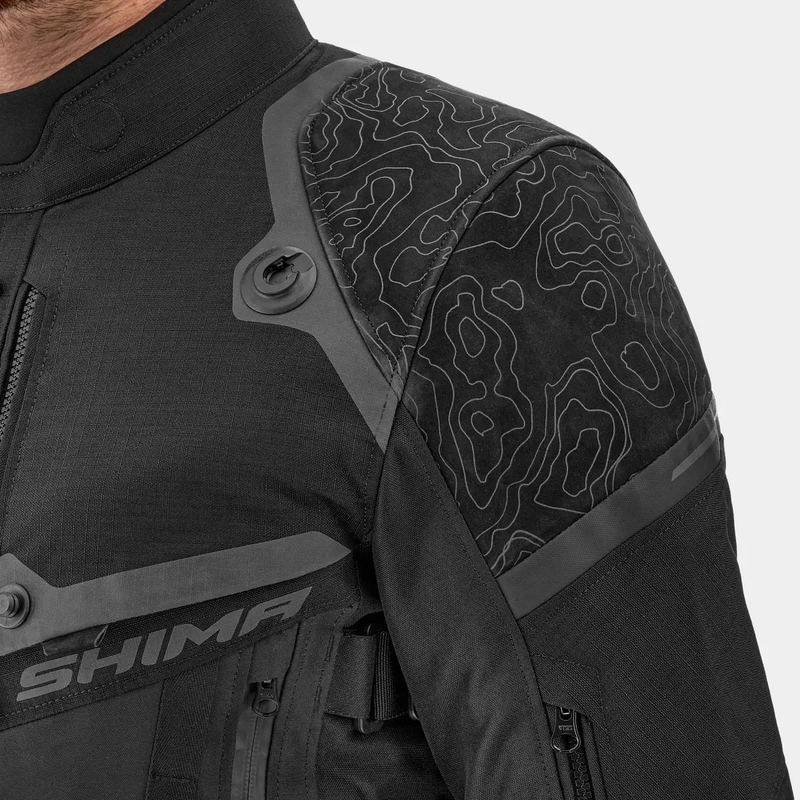 Kurtka motocyklowa Shima Tracker czarna