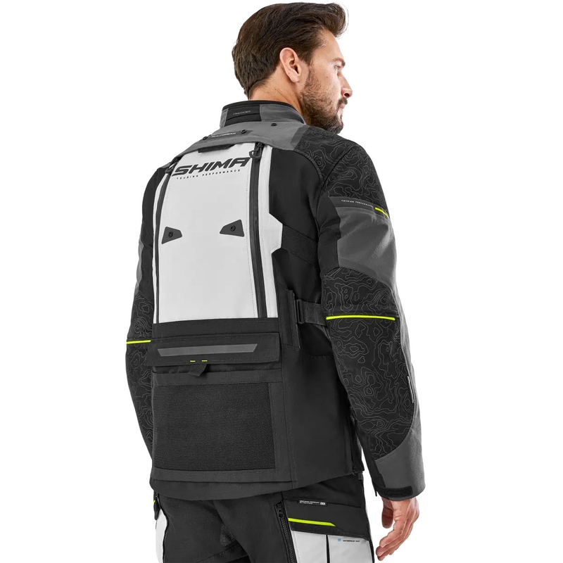 Kurtka motocyklowa Shima Tracker szara