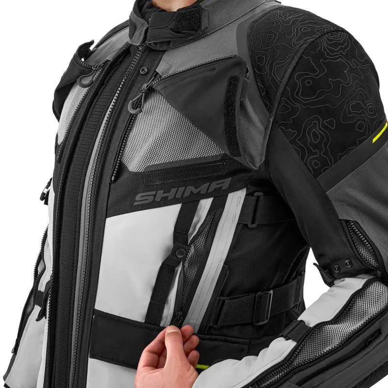 Kurtka motocyklowa Shima Tracker szara