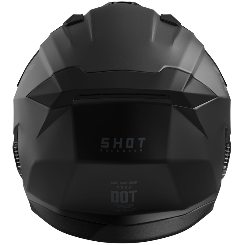 Kask motocyklowy Shot Drop Solid Open Face, matowo czarny