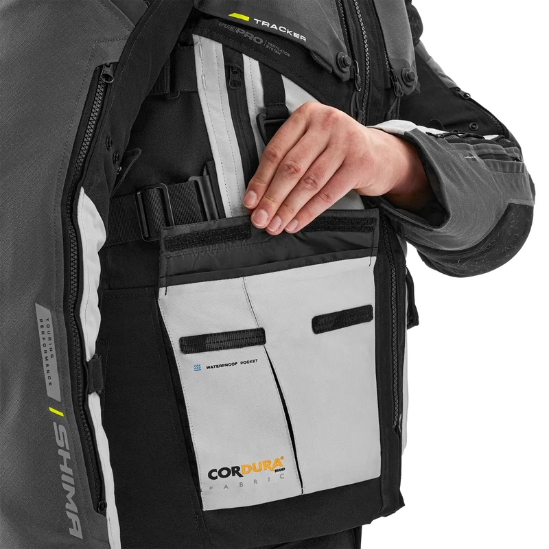 Kurtka motocyklowa Shima Tracker szara