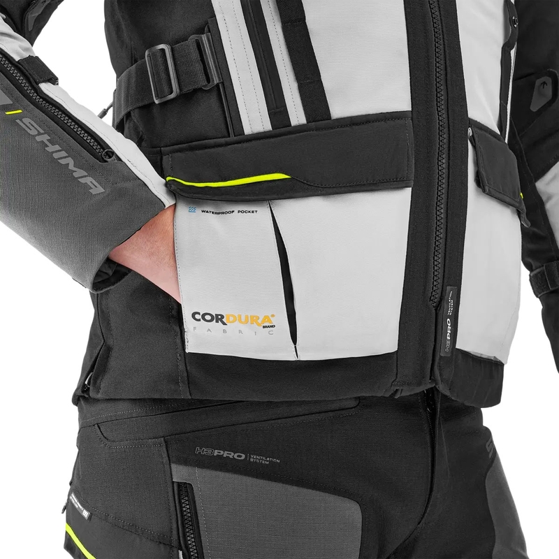 Kurtka motocyklowa Shima Tracker szara