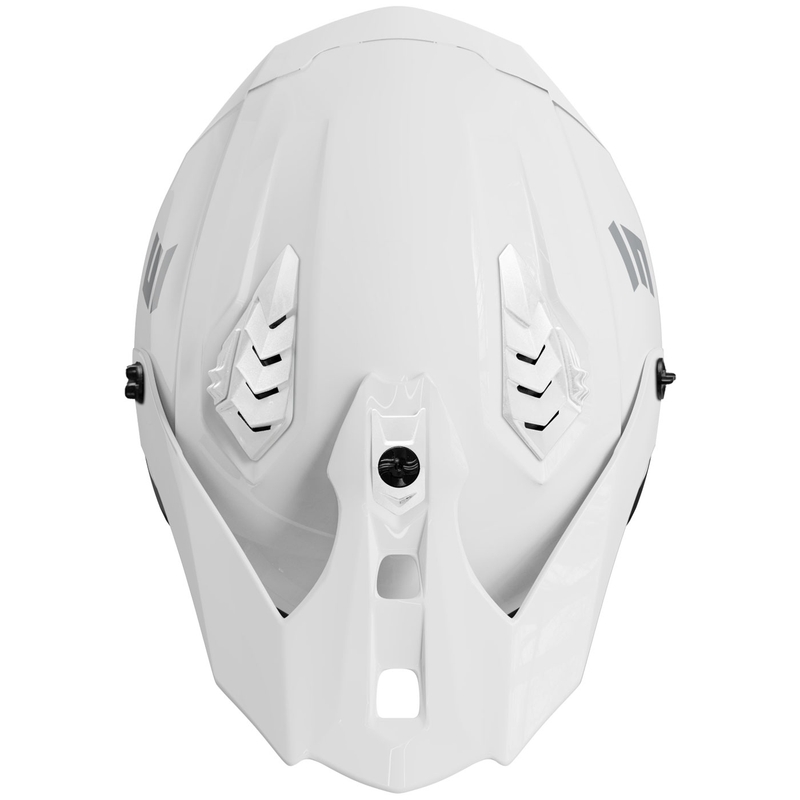 Kask motocyklowy Shot Drop Solid Open Face Glossy White