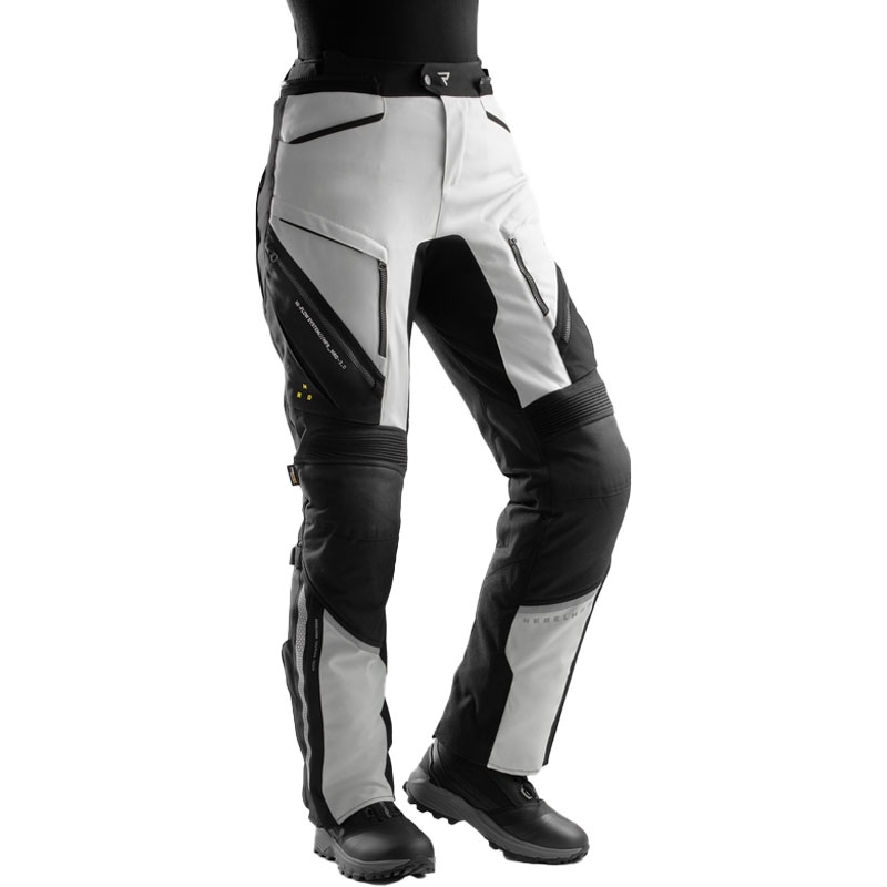 Damskie spodnie motocyklowe Rebelhorn Hardy 3.0 w kolorze czarno-szarym