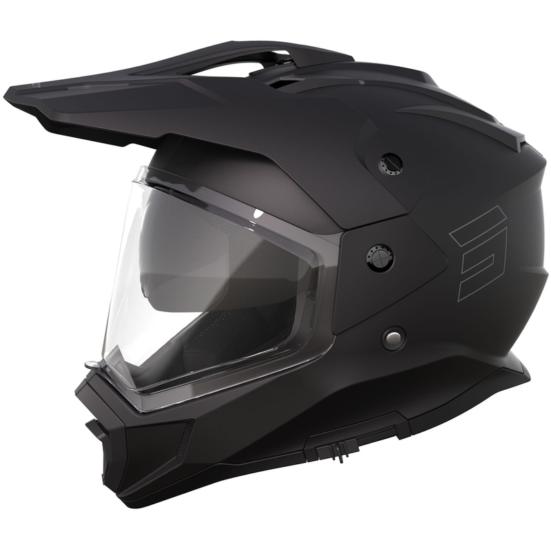 Kask motocyklowy enduro Shot Trek Max Vision Solid matowy czarny
