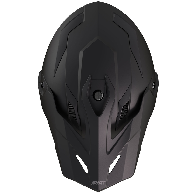 Kask motocyklowy enduro Shot Trek Max Vision Solid matowy czarny