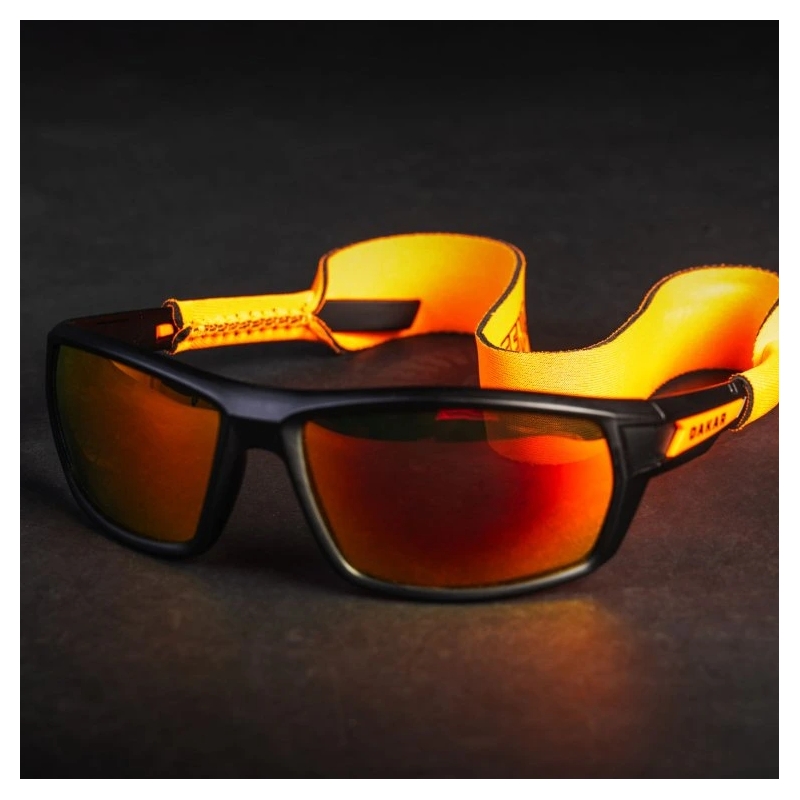 Okulary przeciwsłoneczne Dakar Swing P II czarno-pomarańczowe