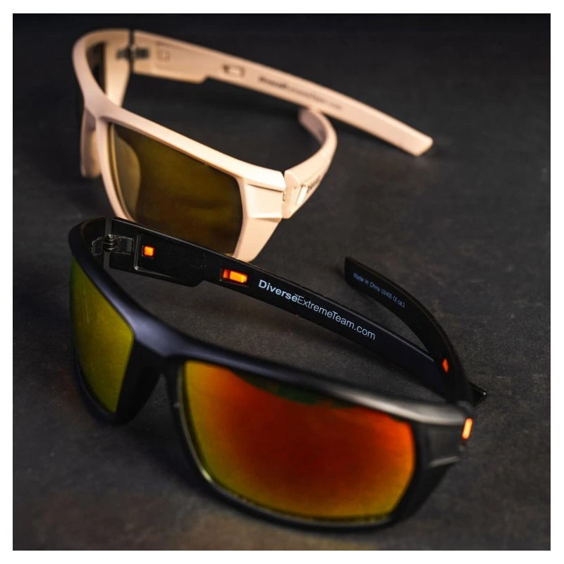 Okulary przeciwsłoneczne Dakar Swing P II czarno-pomarańczowe