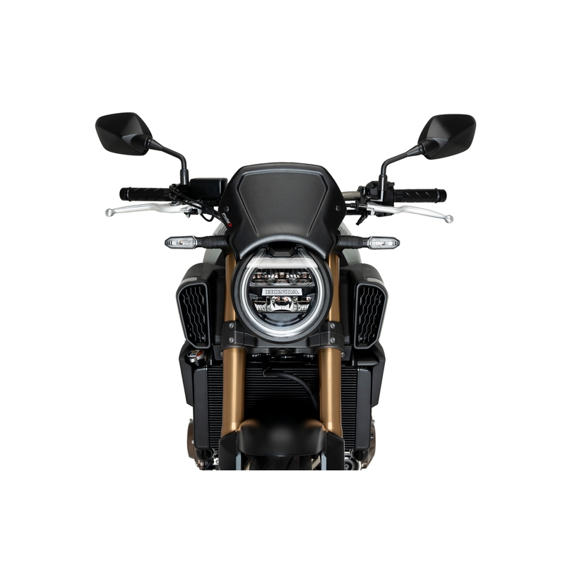Windshield PUIG FRONTAL PLATE silver aluninium