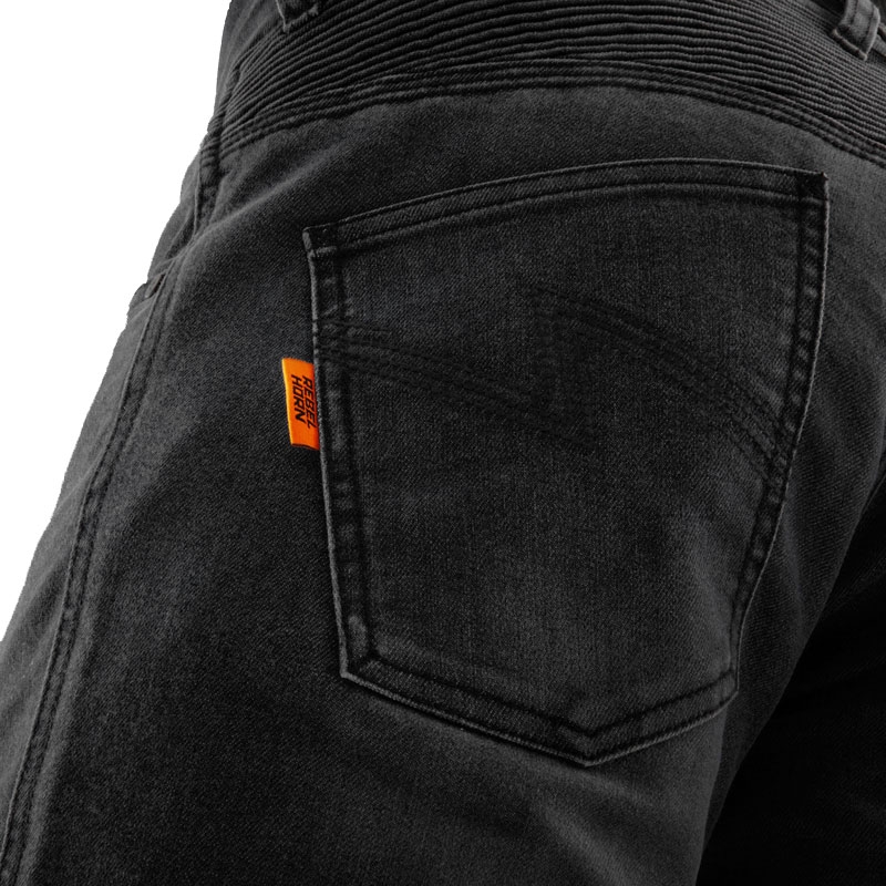 Rebelhorn Revolt Jednowarstwowe jeansy motocyklowe czarne