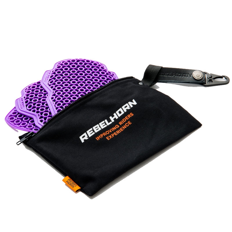 Przedłużone jeansy motocyklowe Rebelhorn Revolt Monolayer czarne