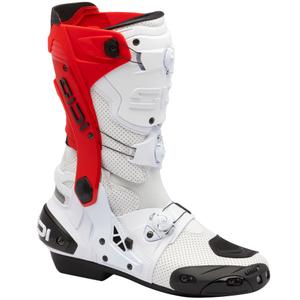 Buty motocyklowe SiDi Rex Air biało-czerwone